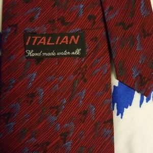 Italian Hand Made Water Silk tie